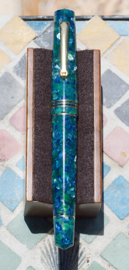 Leonardo Momento Zero Green Blue with 1.1mm Stub Nib: A Review